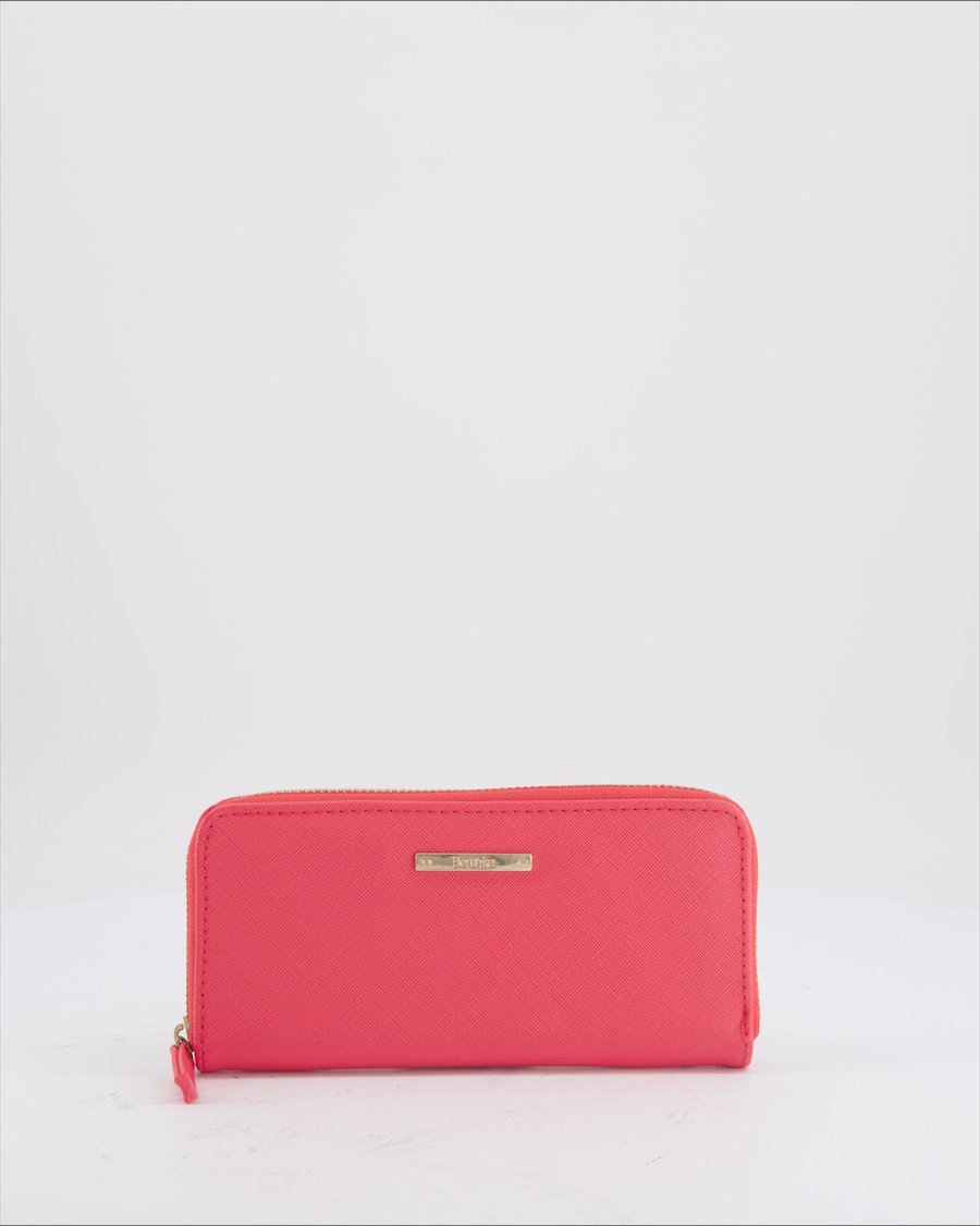 Bershka Wallet Polyurethane Red