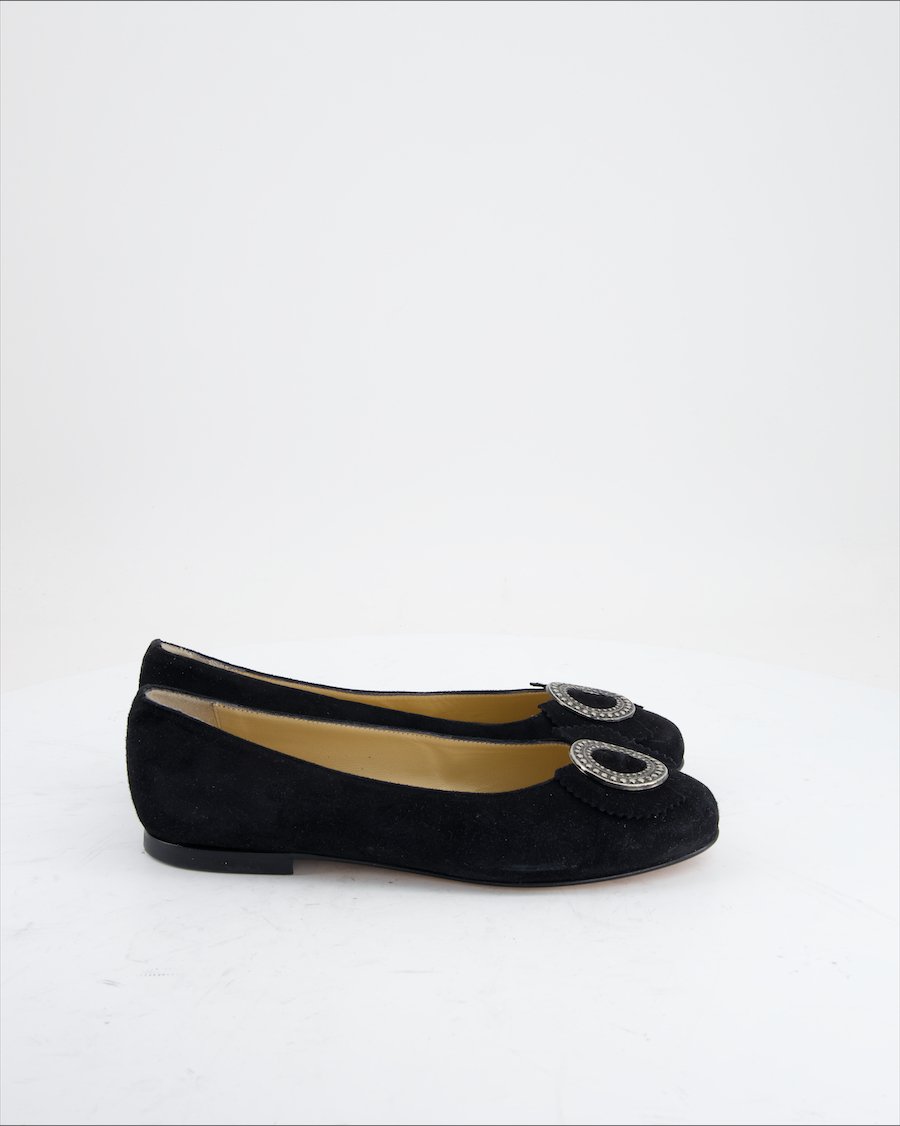 Lanz Salzburg Ballet flats Suede Black Eu 40