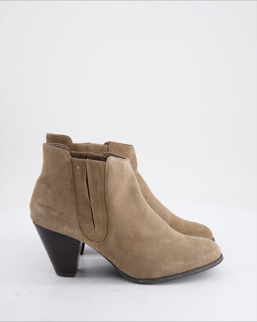 Roberto Santi Ankle Boots Suede Brown