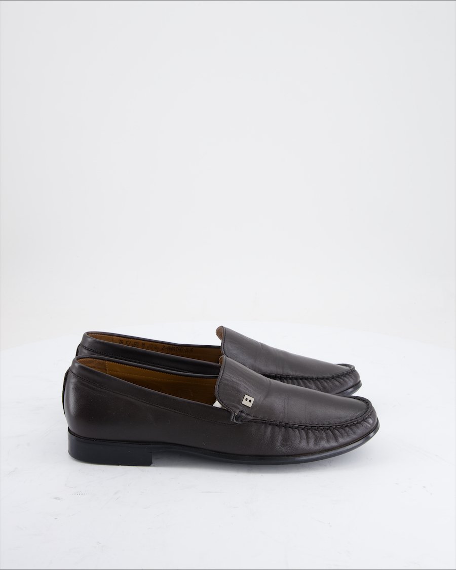 Bally Flats Leather Brown Eu 39