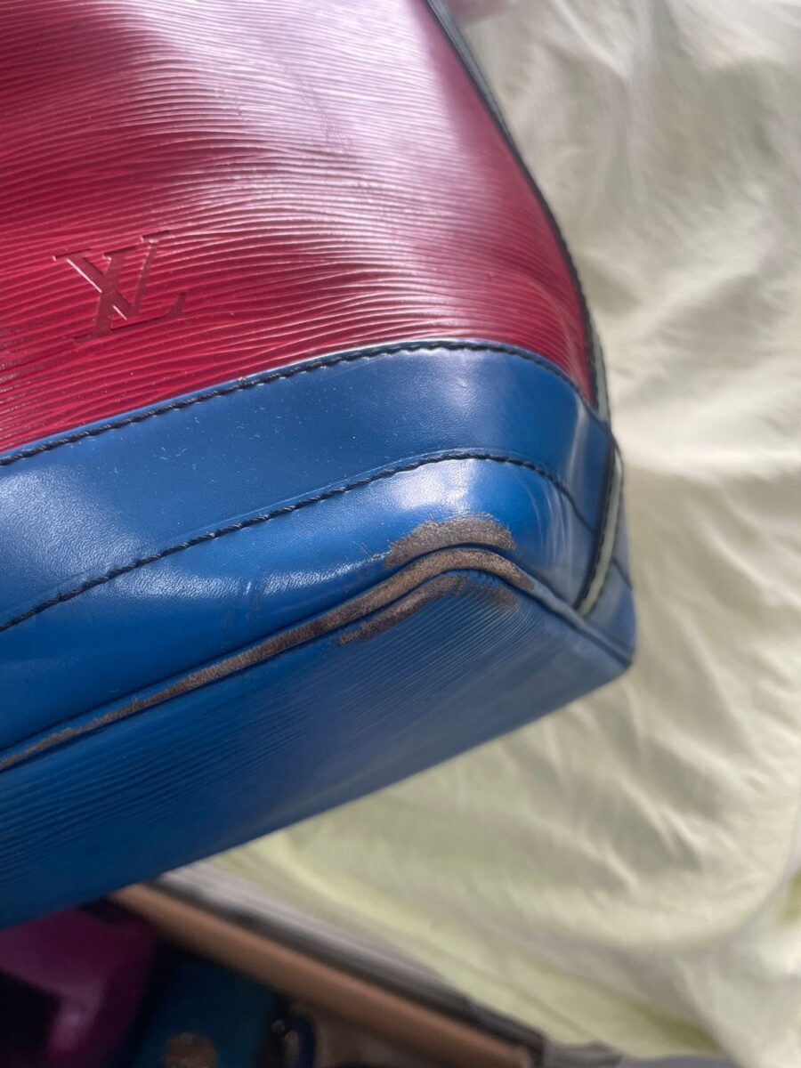 Louis Vuitton Noé Shoulder Bag Leather Red - immagine 6