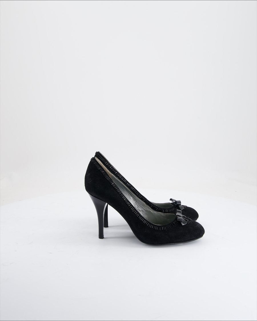 Love Story Heels Suede Black EU 37