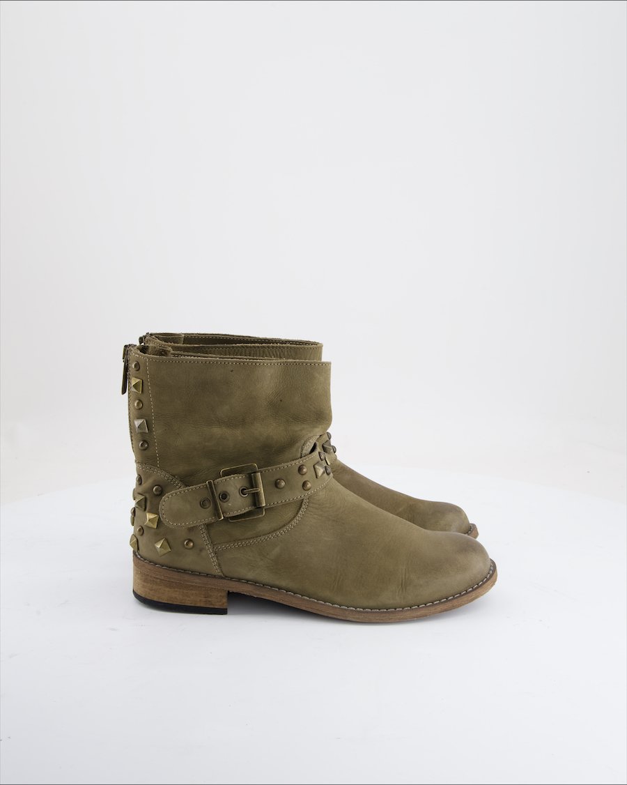 Kookai  Ankle boots Suede Green Eu 38