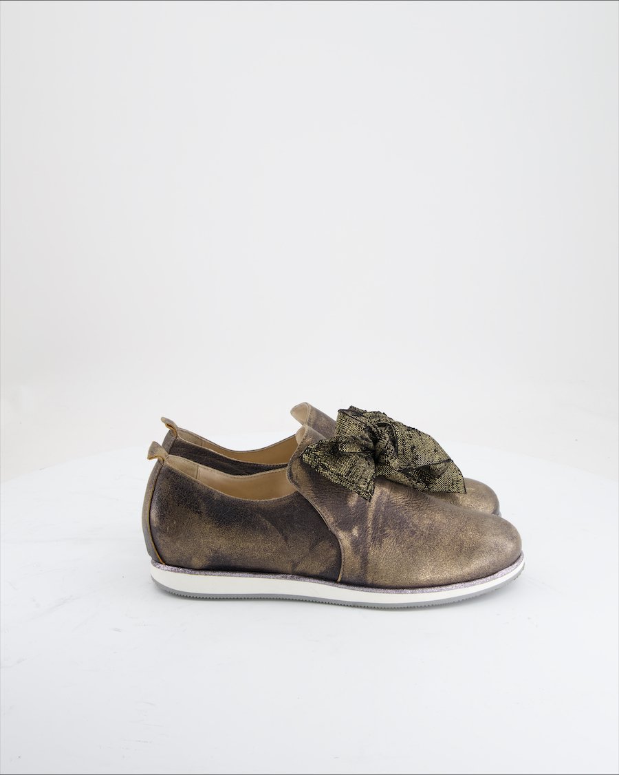 Accattino Flats Leather Bronze Eu 41