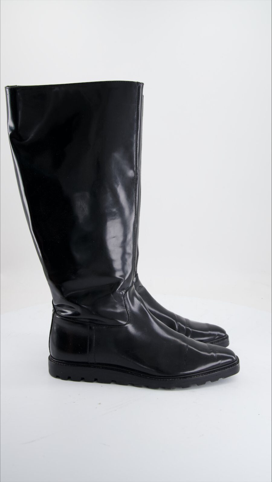 Bally Boots Leather Black Eu 39