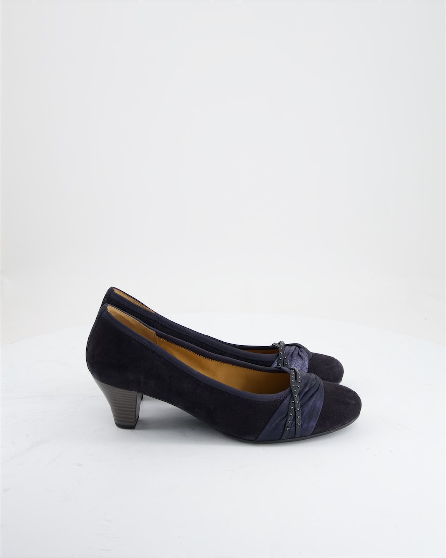 Gabor Heels Suede Blue Eu 41