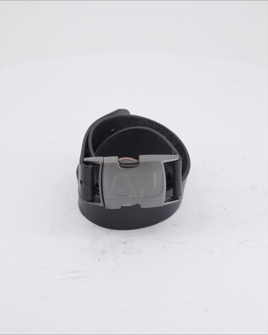 Armani Jeans Belts Leather Black