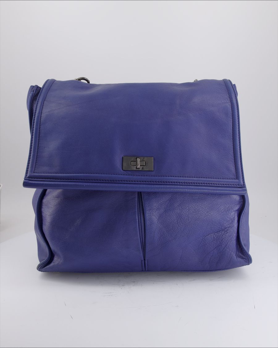 Zanellato Handbag Leather Blue