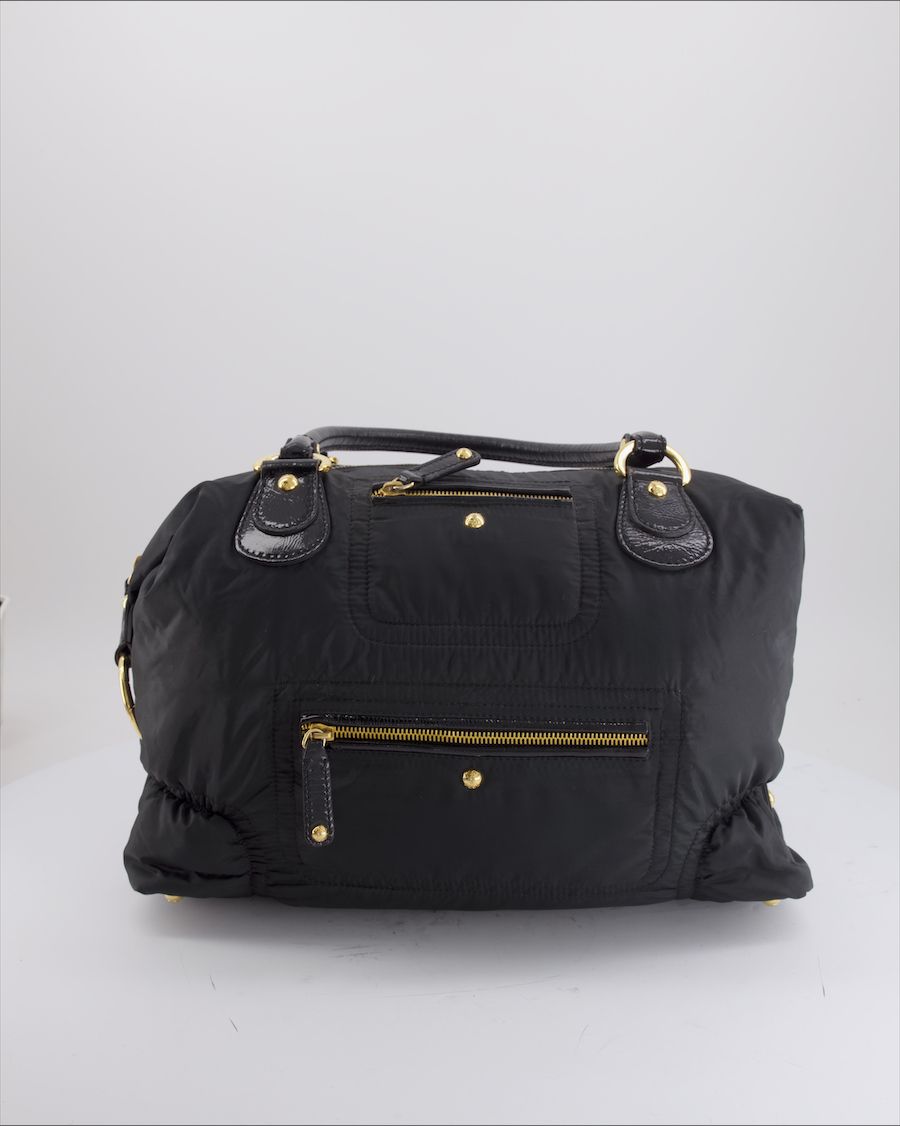Tod's Handbag Cloth Black