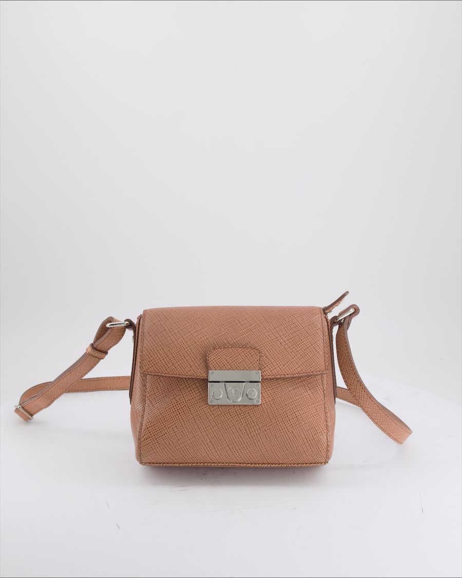 0714 Crossbody Bag Leather Brown