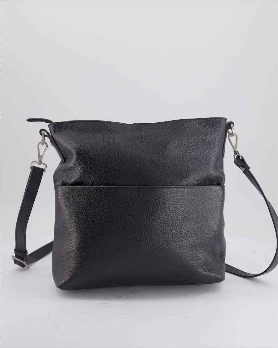 Adax Crossbody Bag Leather Black