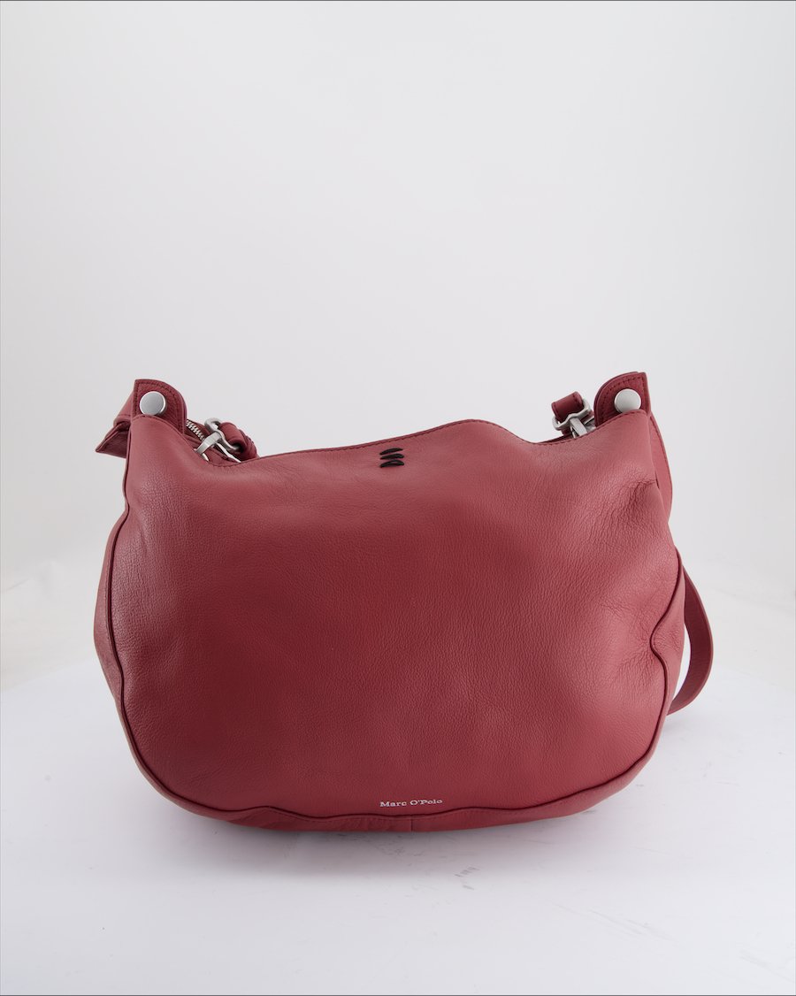 Marc O' Polo Crossbody Bag Leather Purple