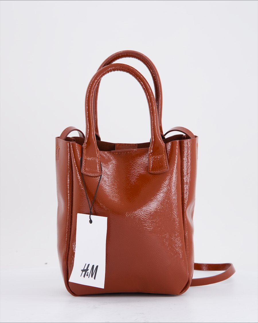 H&M Crossbody bag Polyurethane Brown