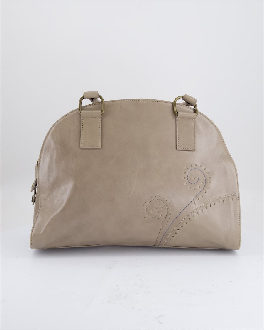 Think! Shoulder Bag Leather Beige