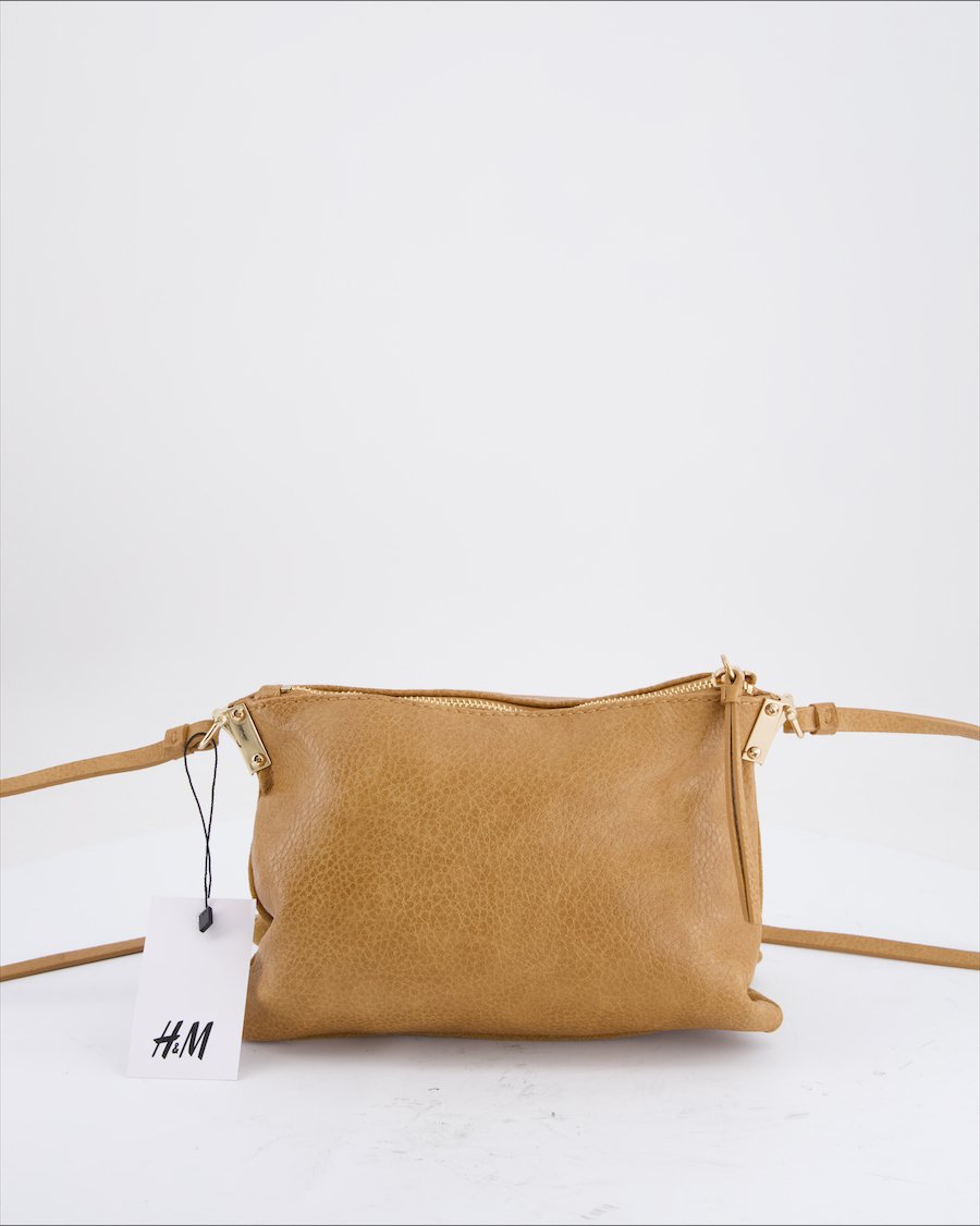 H&M Crossbody Bag Polyurethane Camel