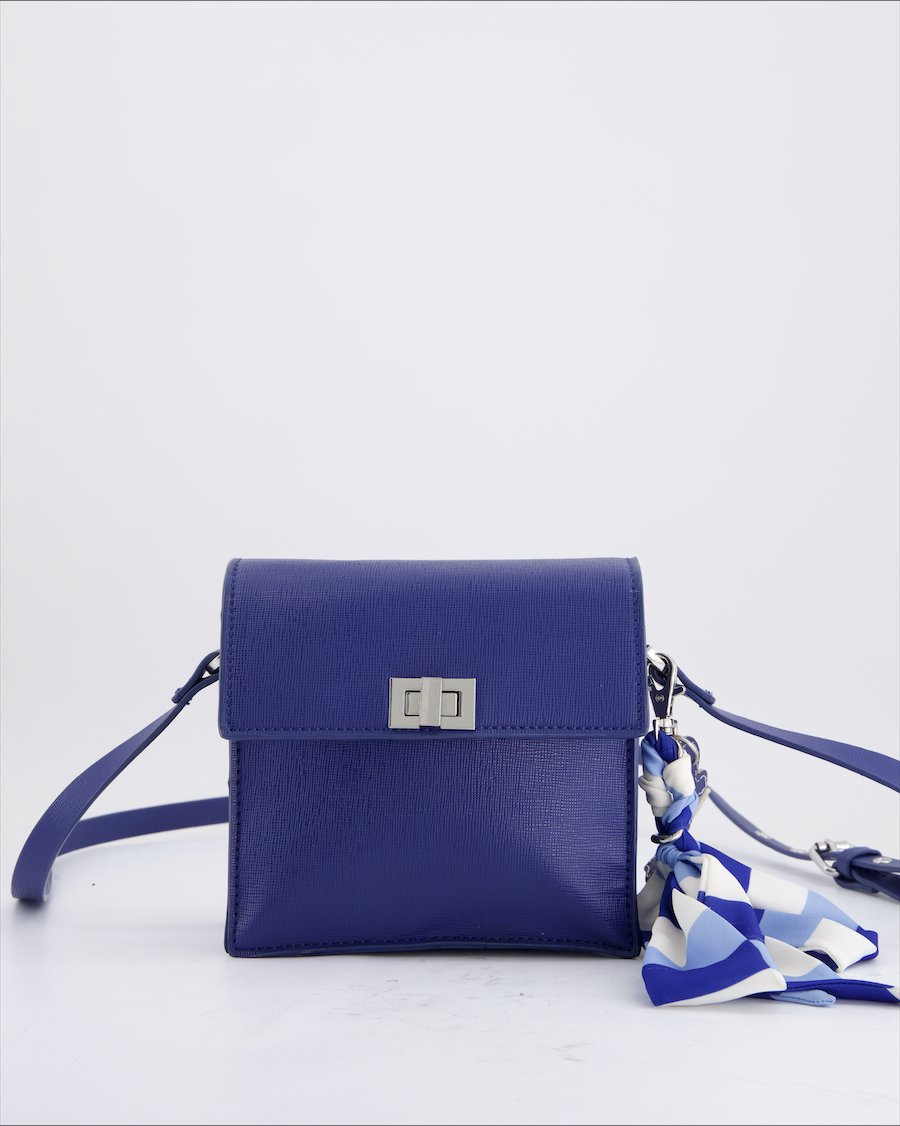 Clockhouse Crossbody Bag Leather Blue