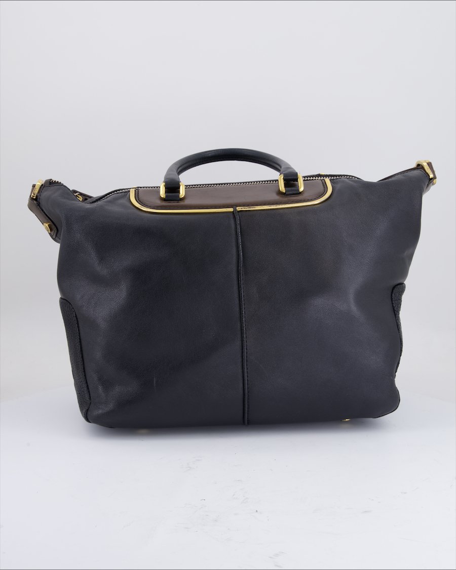 Tod's Handbag Leather Black