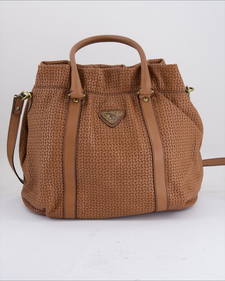 MCM Handbag Leather Brown