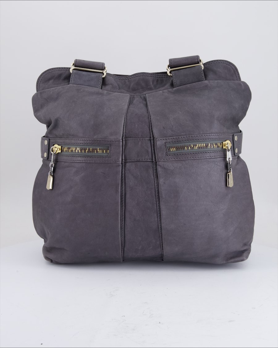 See By Chloe Shoulder Bag Leather Grey