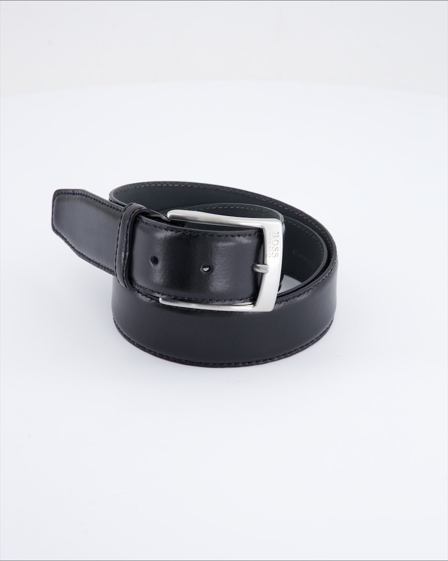 Hugo Boss Belt Leather Black