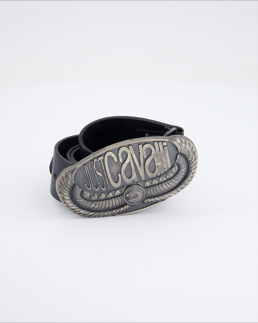 Just Cavalli Belt Leather Black