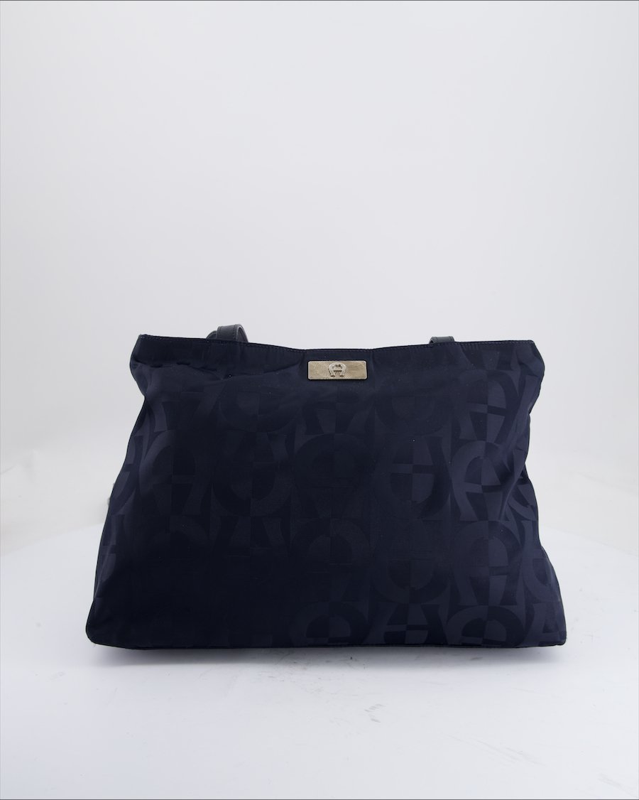 Aigner Crossbody Bag Cloth Blue
