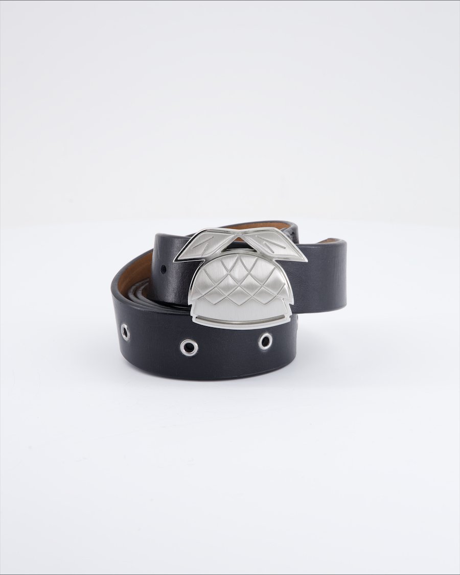 Navyboot Belt Leather Black