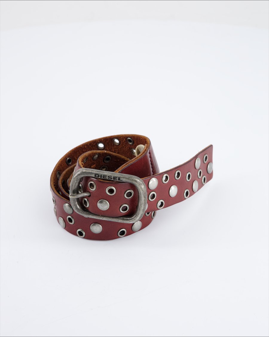 Diesel Belt Leather Brown