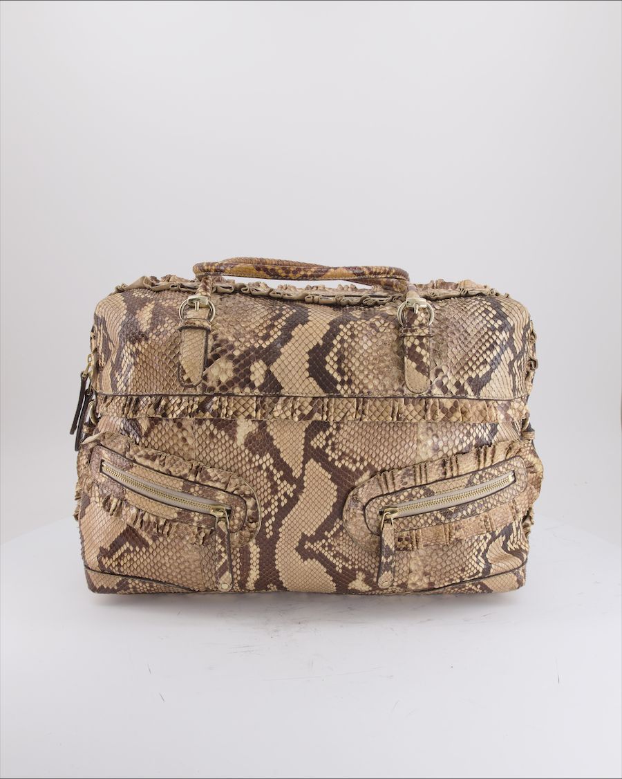 Gucci Handbag Leather Beige
