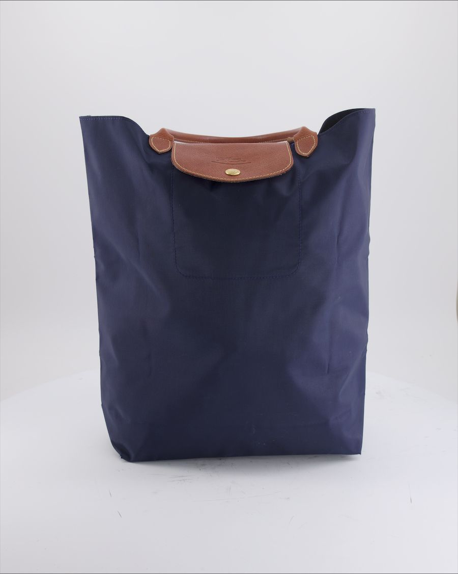 Longchamp Handbag Cloth Blue