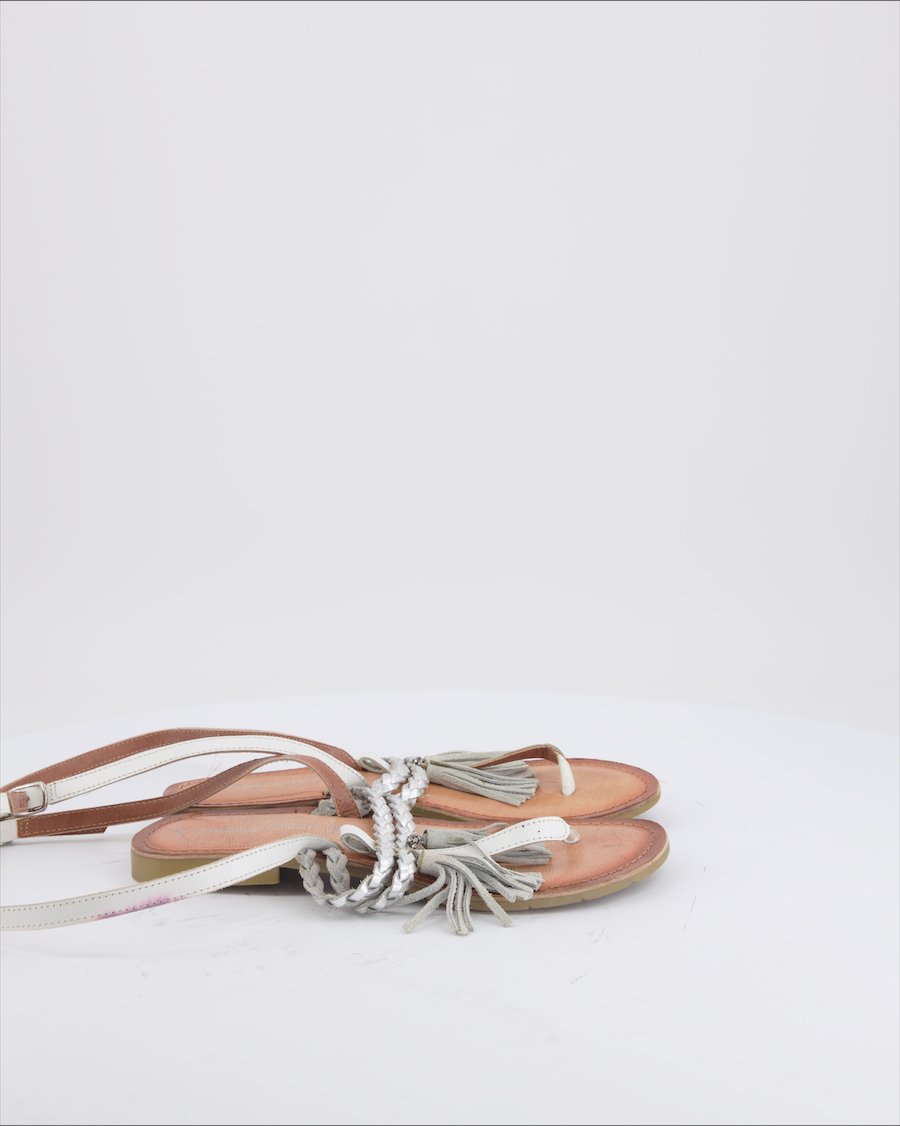 Marco Tozzi Sandals Leather White Eu 37