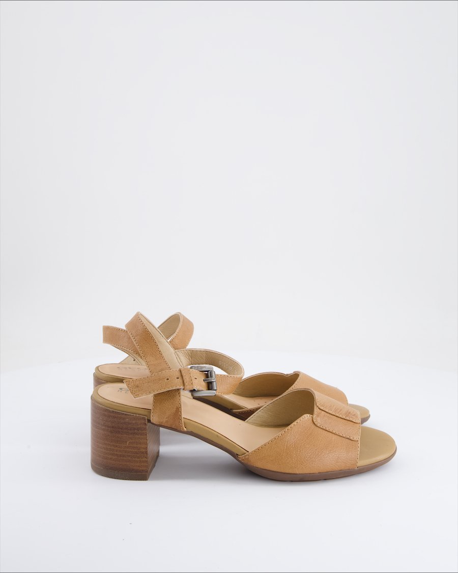Geox Sandals Leather Brown Eu 38