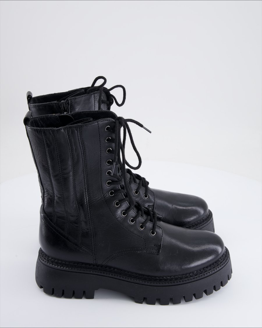 5Th Avenue Ankle boots Leather Black Eu 38