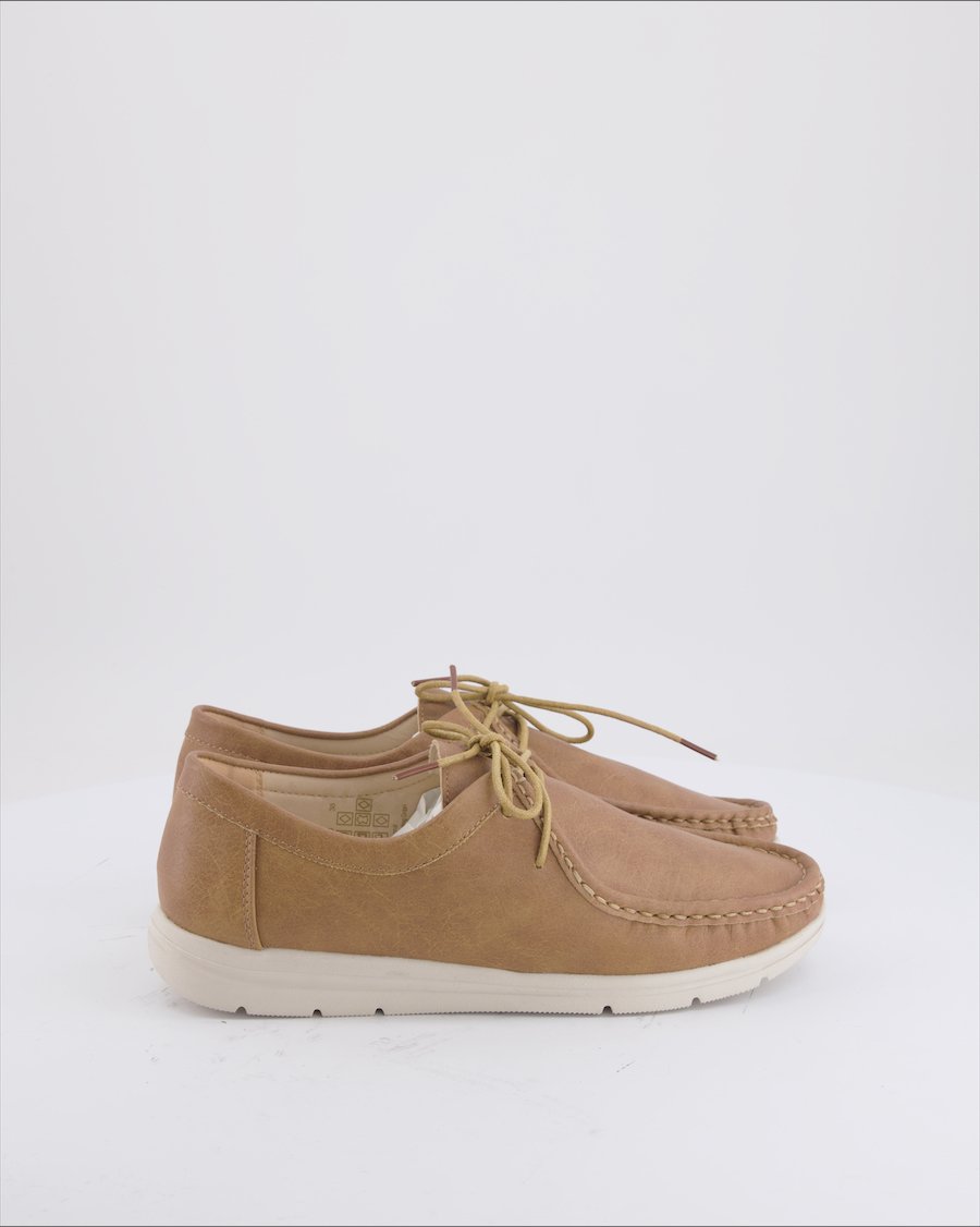 Wander Walk Flats Leather Camel Eu 39