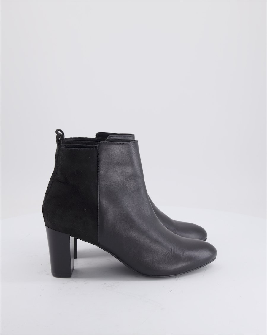 Kiomi Ankle Boots Leather Black Eu 39