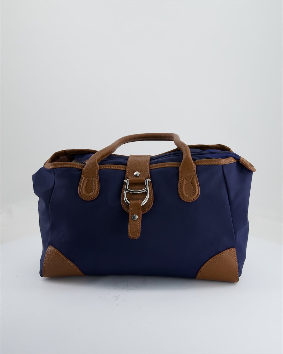Aigner Handbag Cloth Blue