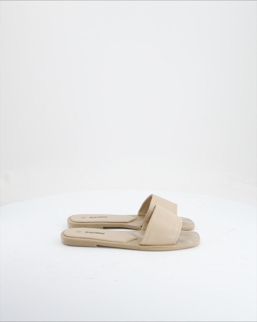 Graceland Sandals Leather Beige  EU 39