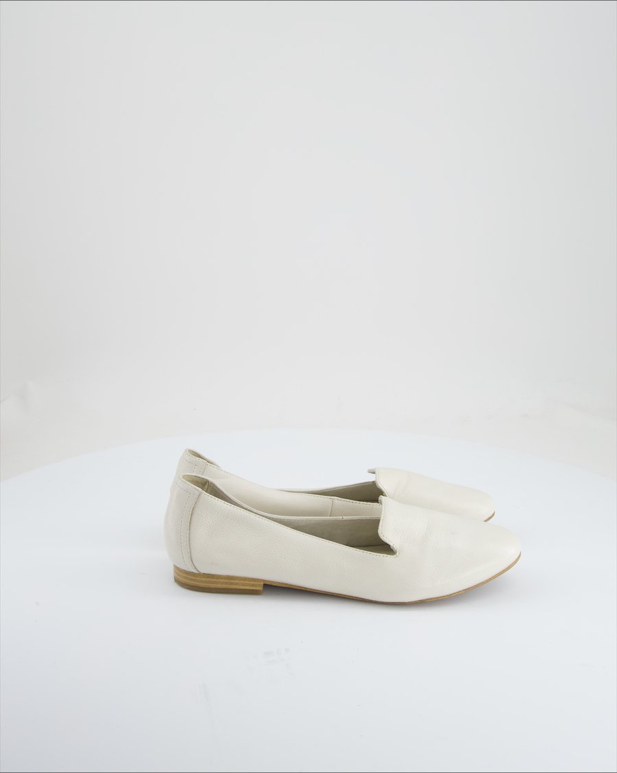 5Th Avenue  Ballet Flats  Leather White Eu 40