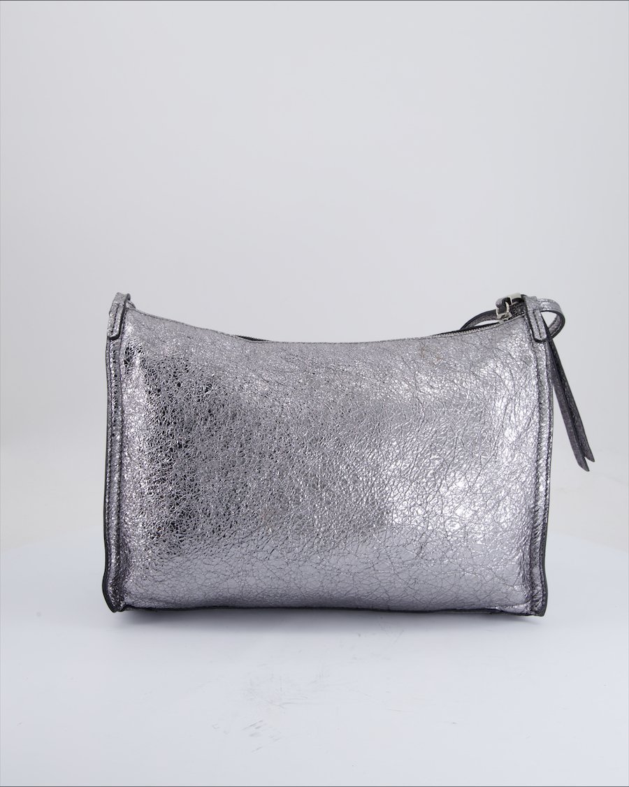 Gianni Chiarini Shoulder Bag Leather Silver