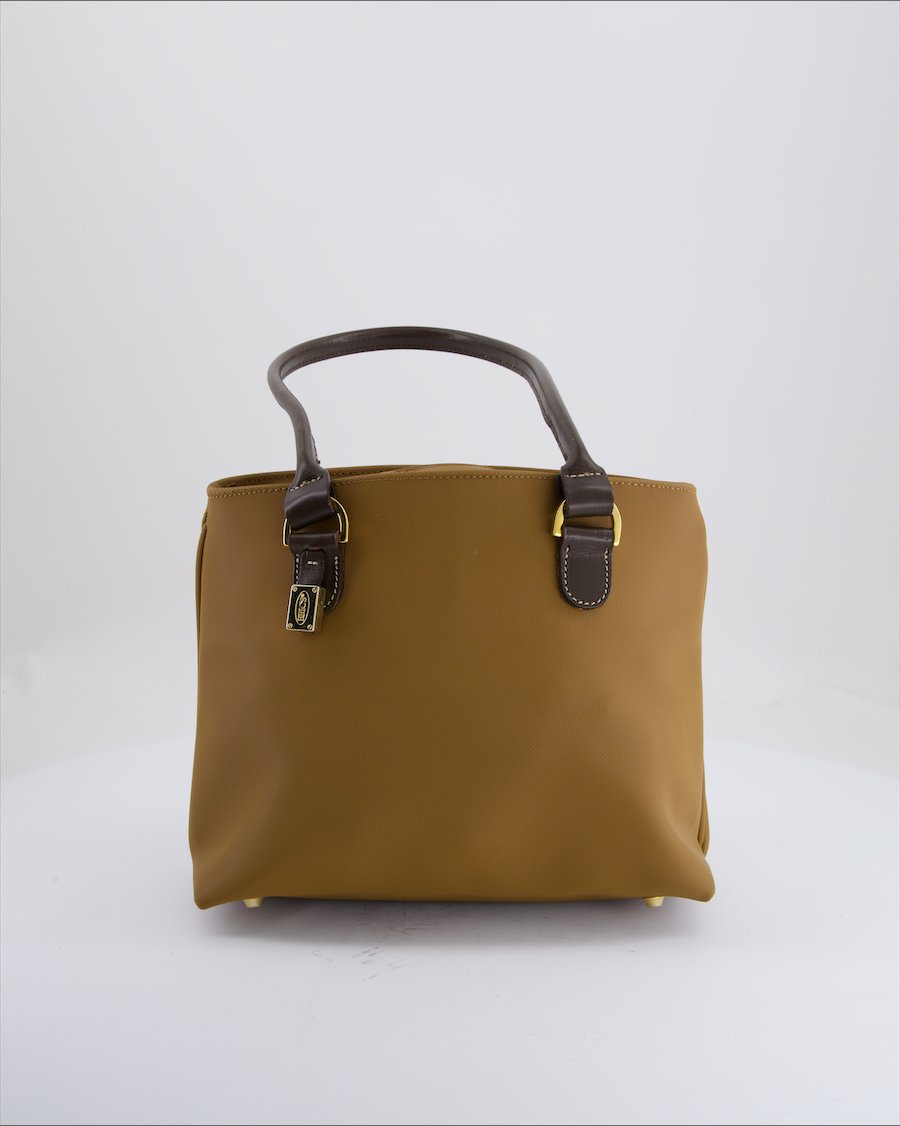 Bric's Shoulder Bag Cloth Brown
