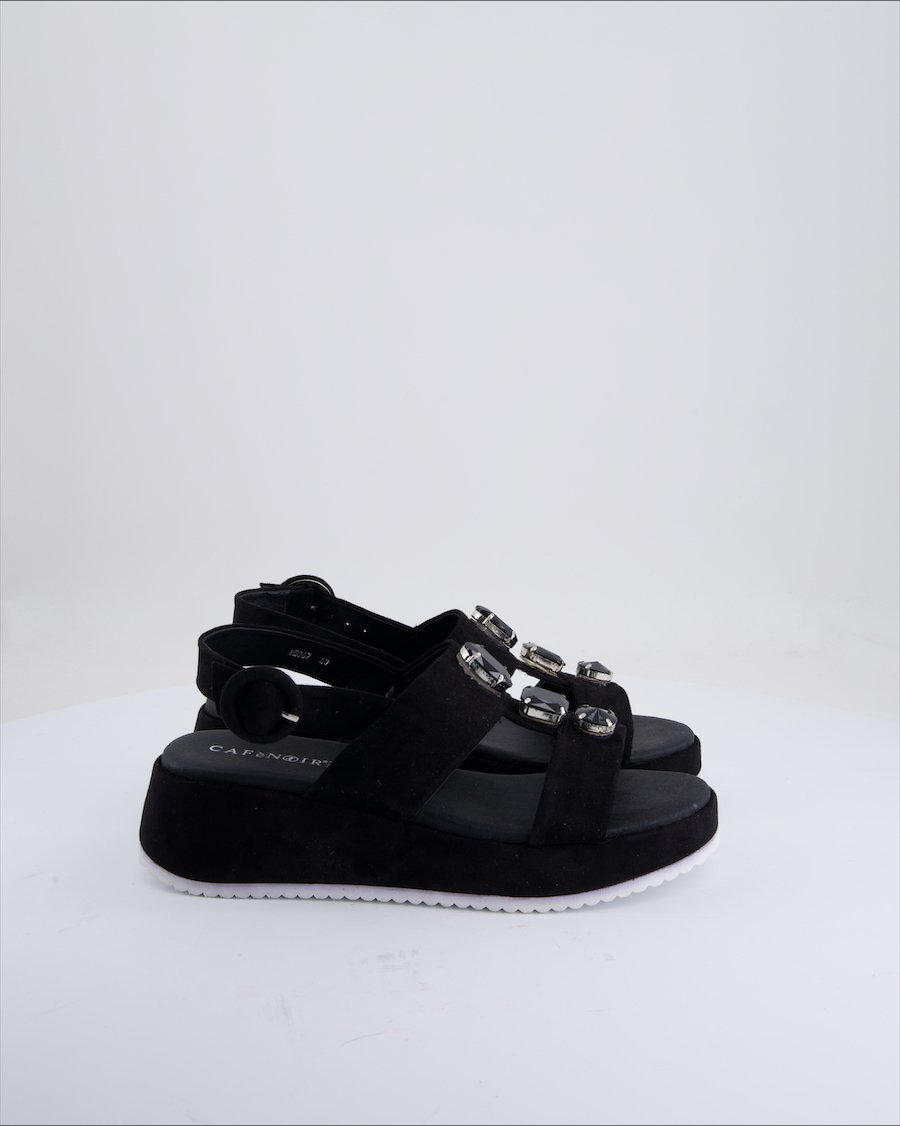 Cafenoir Sandals Suede Black EU 40