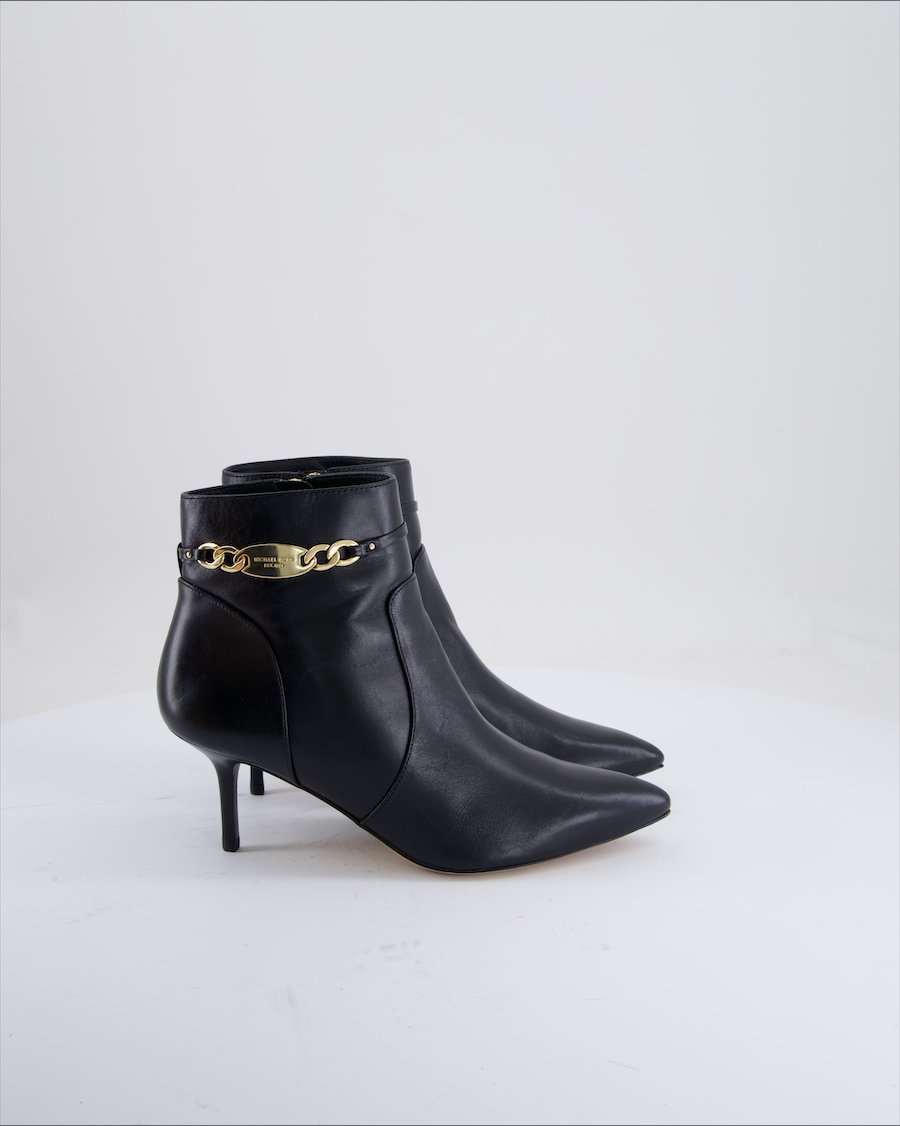Michael Kors Ankle Boots Leather Black Eu 38.5