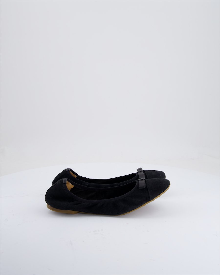 Navyboot Ballet Flats Suede Black Eu 39