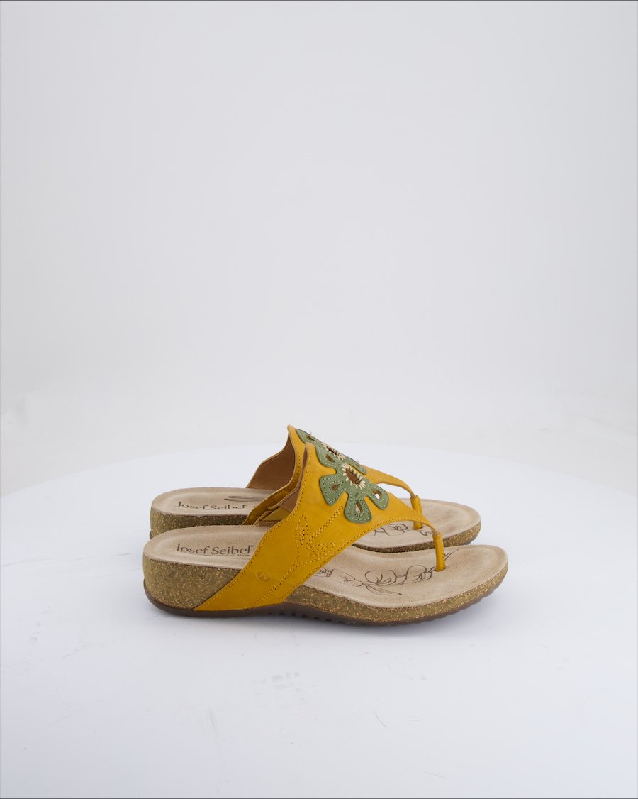 Josef Seibel Sandals Leather Orange Eu 41