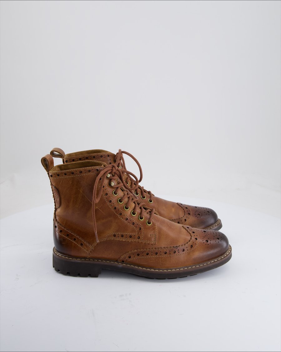Clarks Ankle Boots Leather Brown Eu 42