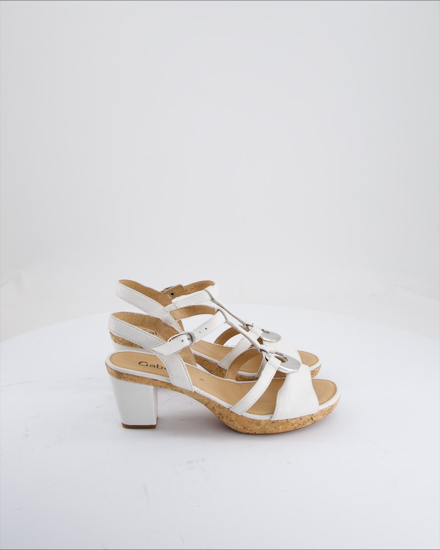 Gabor Heels Leather White Eu 39