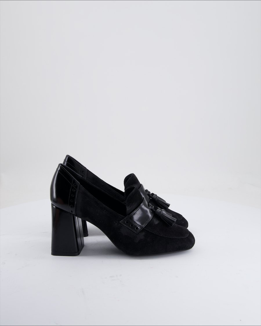 Geox Heels Suede Black Eu 38