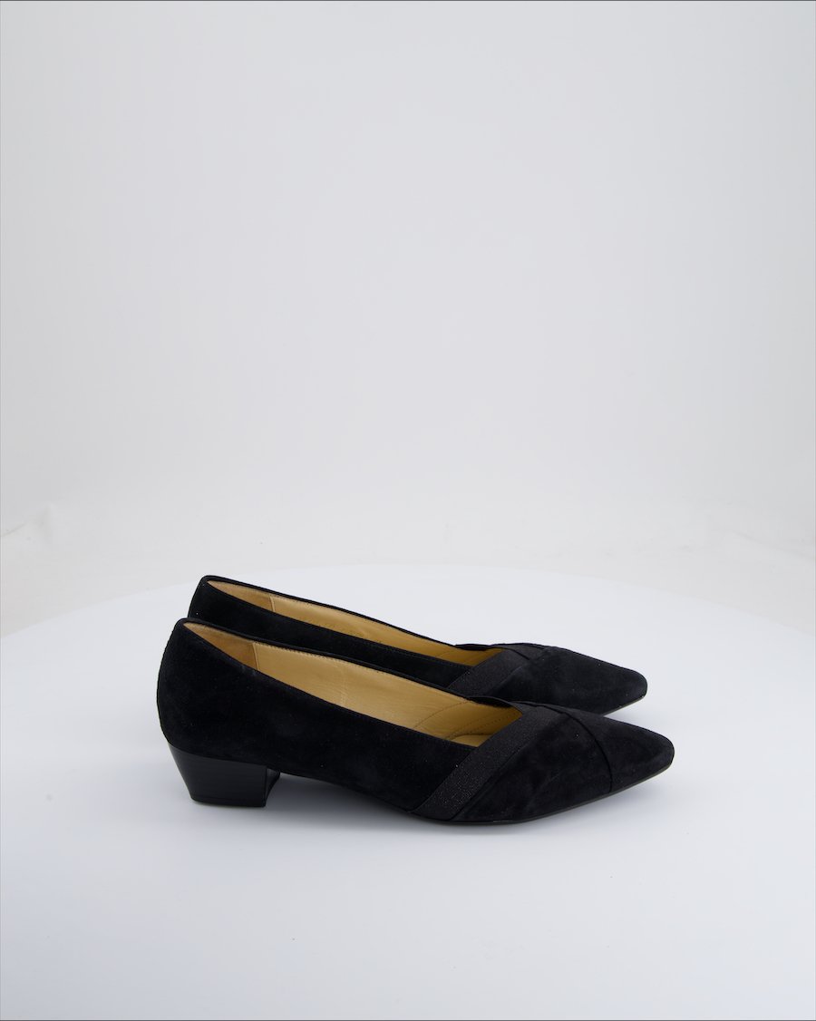 Gabor Heels Suede Black Eu 42
