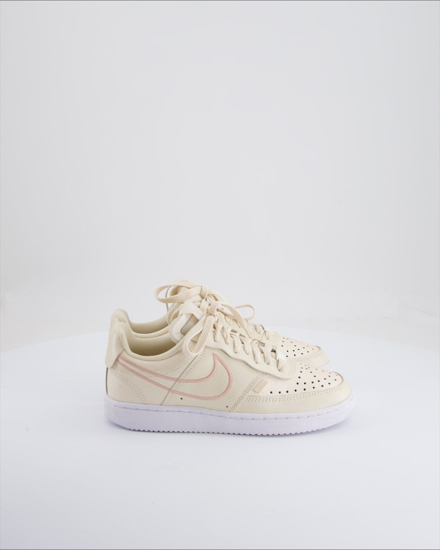 Nike Court Vision Trainers Leather Beige Eu 36.5