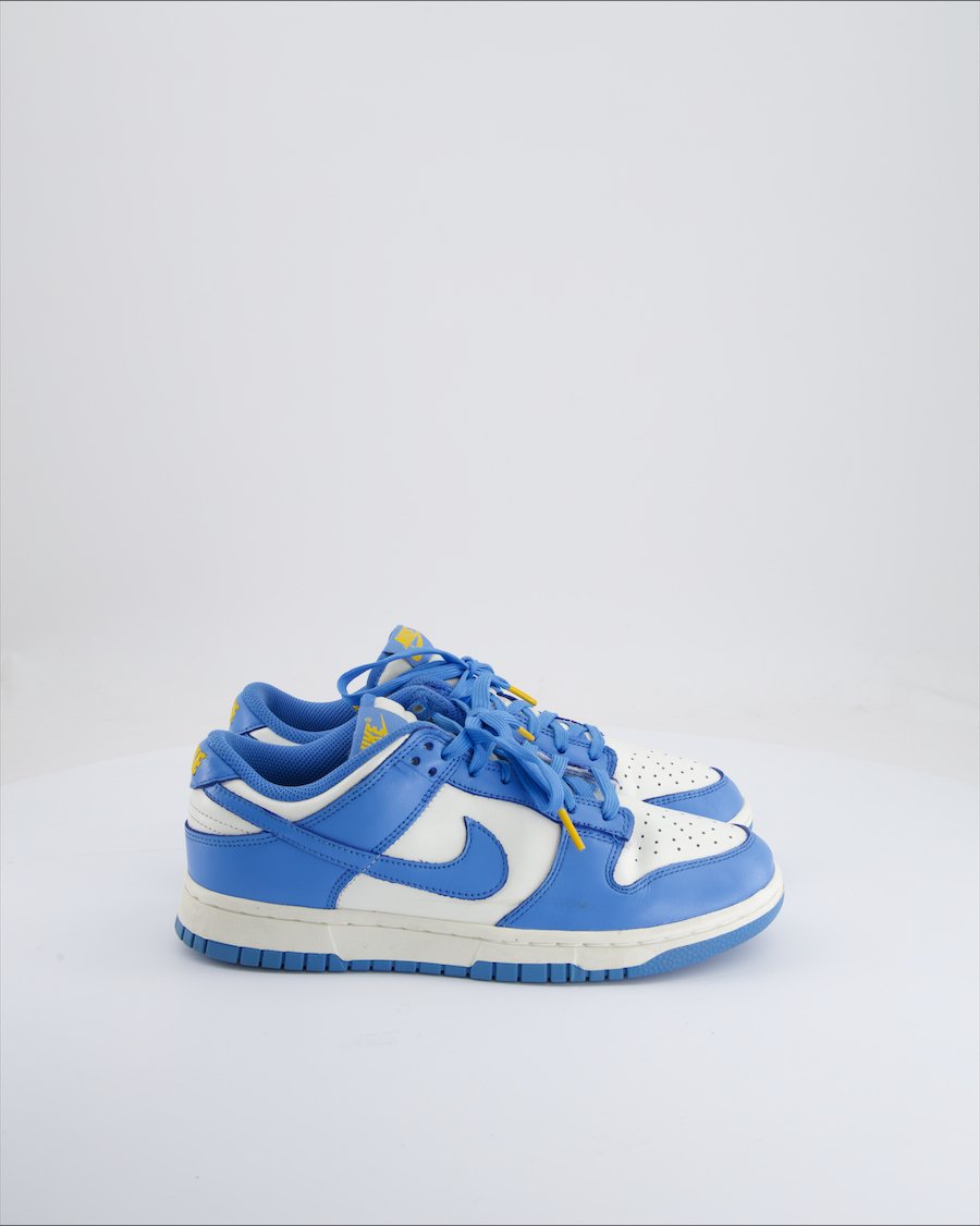 Nike Dunk Low Trainers Leather Light-blue Eu 39